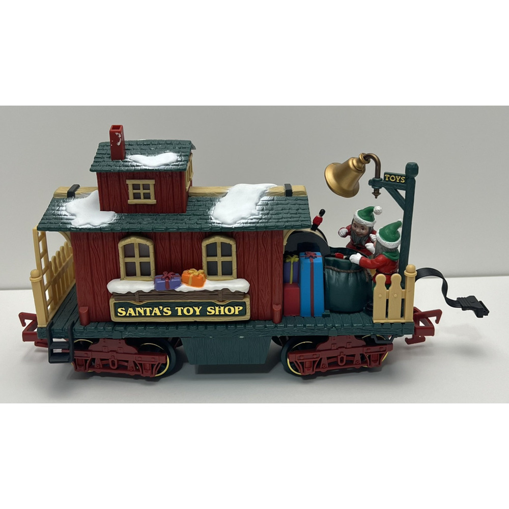 New Bright The Holiday Express‎ Animated Train Car #387 "Santa's Toy Shop" 1995